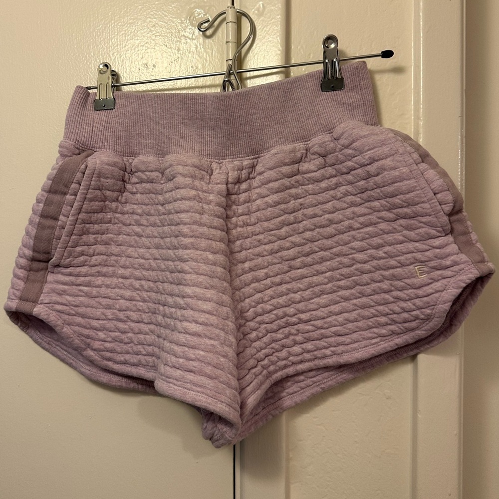 Everlane Purple quilted Shorts